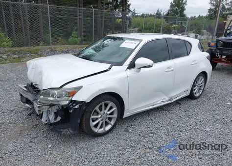 2012 Lexus Ct 200H Premium from USA, damaged, VIN JTHKD5BHXC2058167